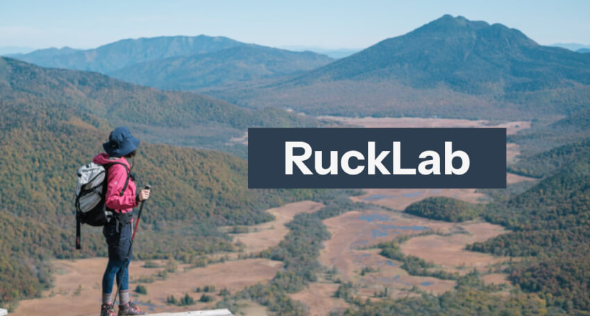 rucklabロゴと山