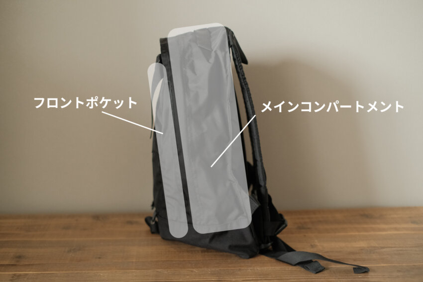 グレゴリーファインデイの収納設計