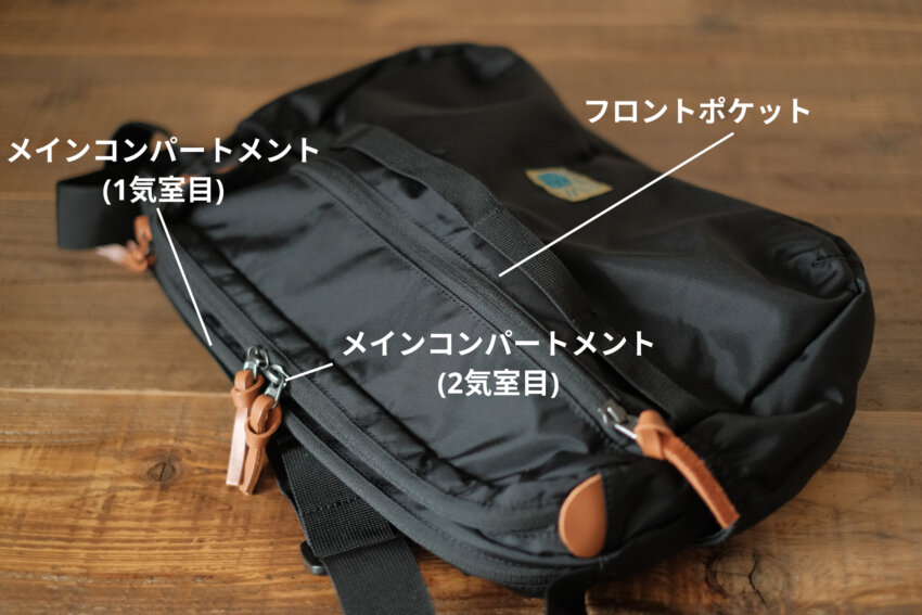 カリマーVTショルダーRの収納設計