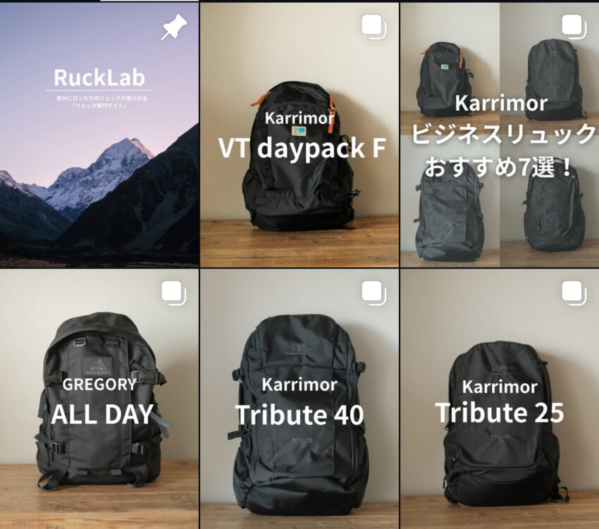 RuckLab(リュックラボ)のInstagram公式アカウント画像