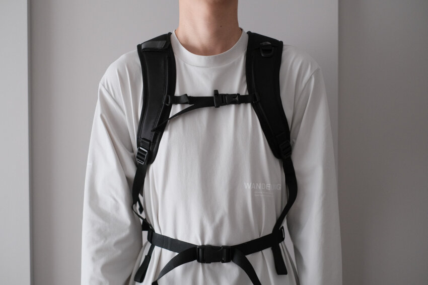 ノースフェイスシングルショットのウエストベルト