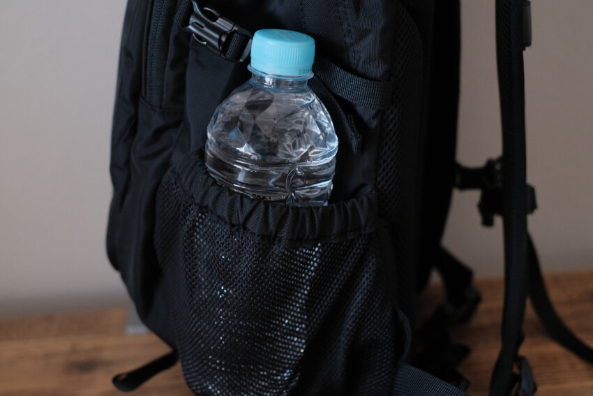 ノースフェイスシングルショットのサイドポケット