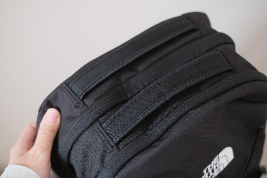 ノースフェイス　ジェスターのダブルハンドル部分