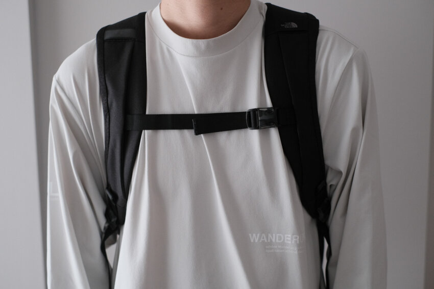 ノースフェイスヴォルトのチェストストラップ