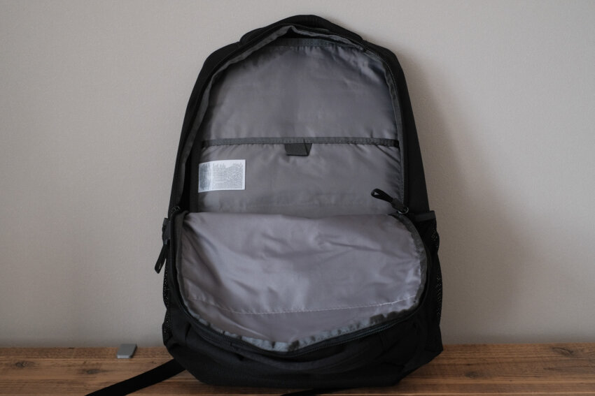 ノースフェイスヴォルトのメインコンパートメント